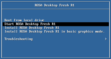 Вариант запуска ROSA Desktop без установки ОС на ПК