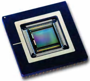 Вид цветного матричного КМДП фотосенсора типа MT9M413C36STC