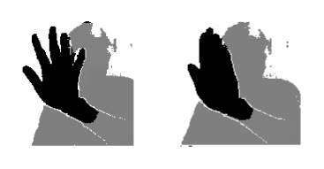 Выполнение операции панорамирование ладонью с пальцами веером и соединенными пальцами