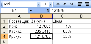 Ввод чисел с обозначением рубля и процентов