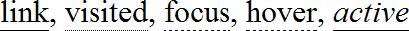 Состояния ссылок теперь различаются даже в черно-белом представлении