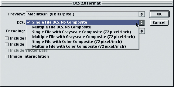 Сохранение DCS-файла