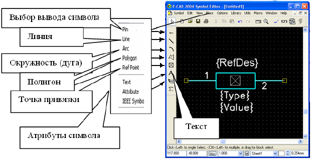 Символ резистора