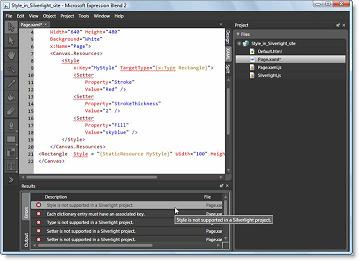 Использование WPF-стилей в Silverlight-приложении