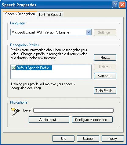 How To Open Speech Recognition On Vista