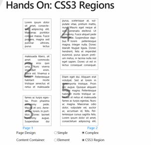 Области CSS позволяют вам взять некую последовательность HTML-контента – текста, изображений, — и распределить ее по нескольким пустым контейнерам, определенным в стандартном шаблоне HTML