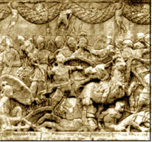 Насилие как источник власти. Гражданская война в Риме. Фрагмент барельефа. I в. до н.э.
