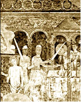 Убийство архиепископа Кентерберийского Томаса Бекета (фреска, XIV в.)