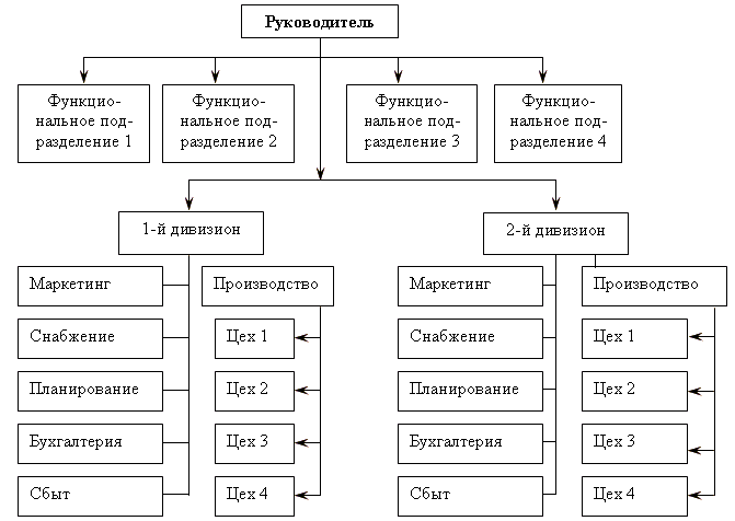 Дивизионная организационная структура