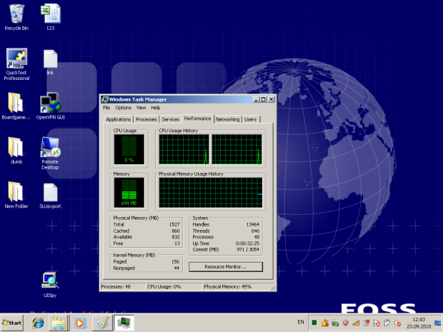 Окно программы Windows Task Manager