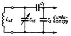  Схема резонансного частотомера с сосредоточенными параметрами