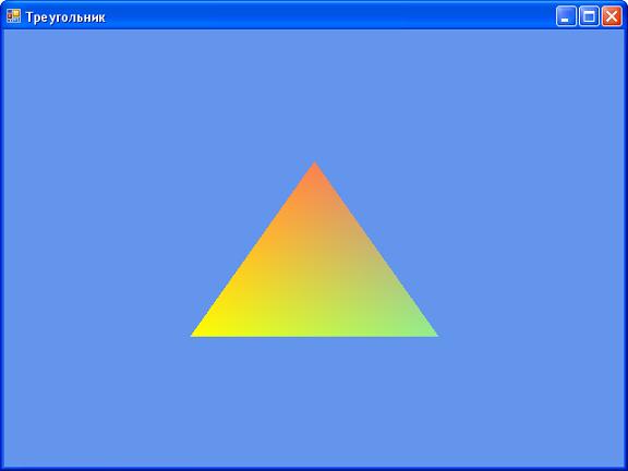  Треугольник с разноцветными вершинами 