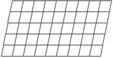 \newsavebox{\blok}
\sbox{\blok}{\line(1,5){10}}
\parindent=0pt

\begin{picture}(100,50)
\multiput(0,0)(10,0){10}%
{\usebox{\blok}}
\multiput(0,0)(2,10){6}%
{\line(1,0){90}}
\end{picture}