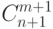 C^{m+1}_{n+1}