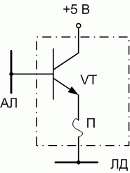 Запоминающий эле-мент ПЗУ на биполярном транзисторе