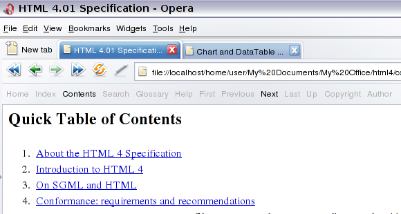 Браузер Opera показывает оранжевую иконку RSS рядом с адресом Web-сайтов, которые предлагают канал