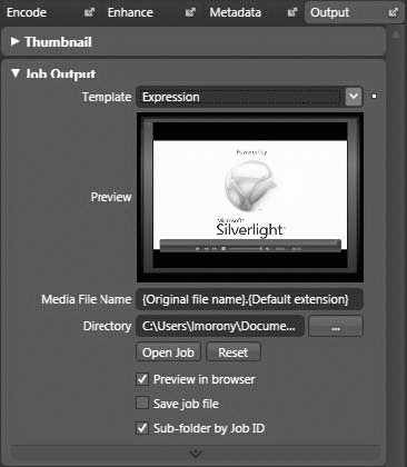  Использование Encoder для создания медиаплеера Silverlight.