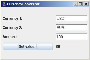 Получение информации о курсах валют