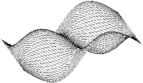 Каркасное изображение диагональными ребрами