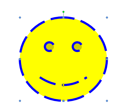 Пример фигуры с подобранными параметрами контура