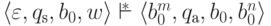 \lp \varepsilon , \qinitial , b_0 , w \rp \overstar{\vdash} \lp b_0 ^m , \qaccept , b_0 , b_0 ^n \rp