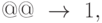 @@\ \to\ 1,
